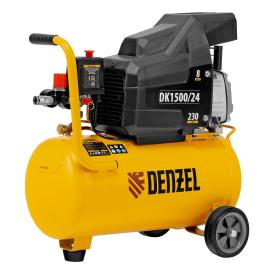 Компрессор воздушный масляный Denzel DK1500/24 Х-PRO 24 л 230 л/мин 1,5кВт
